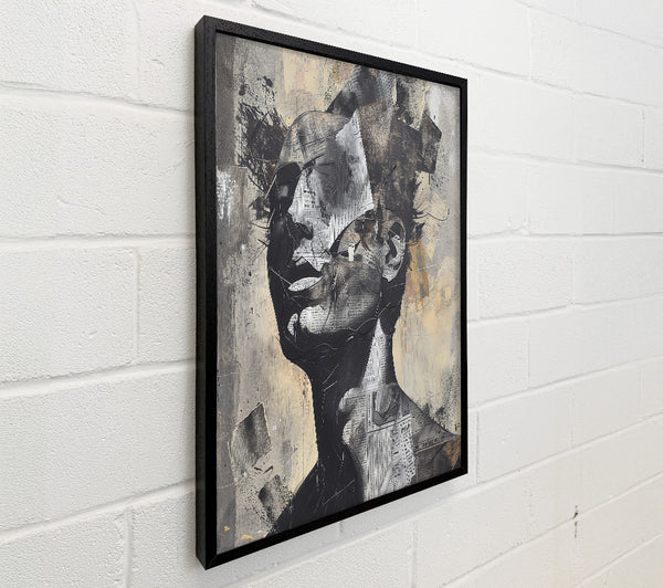 Collage Head Graffiti