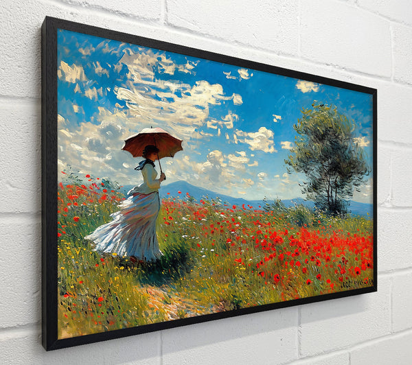 Crimson Poppy Field
