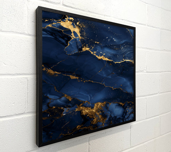 Navy Blue Abstract Dreams