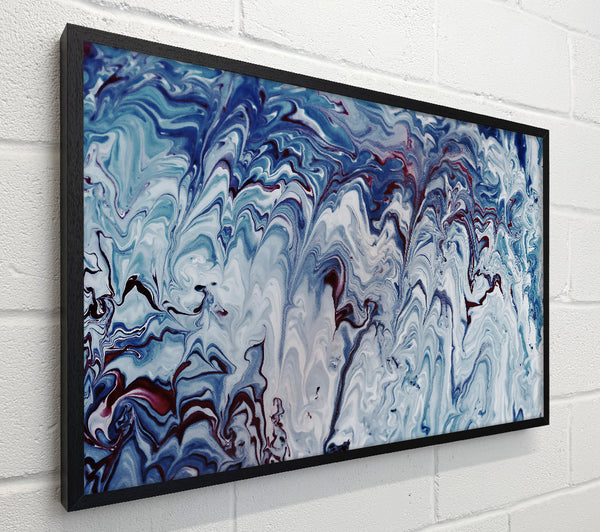 Whimsical Blue Swirls