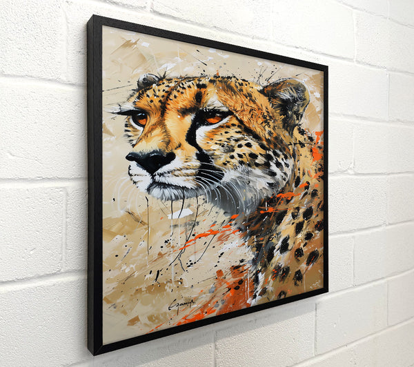 Orange Cheetah Gaze.