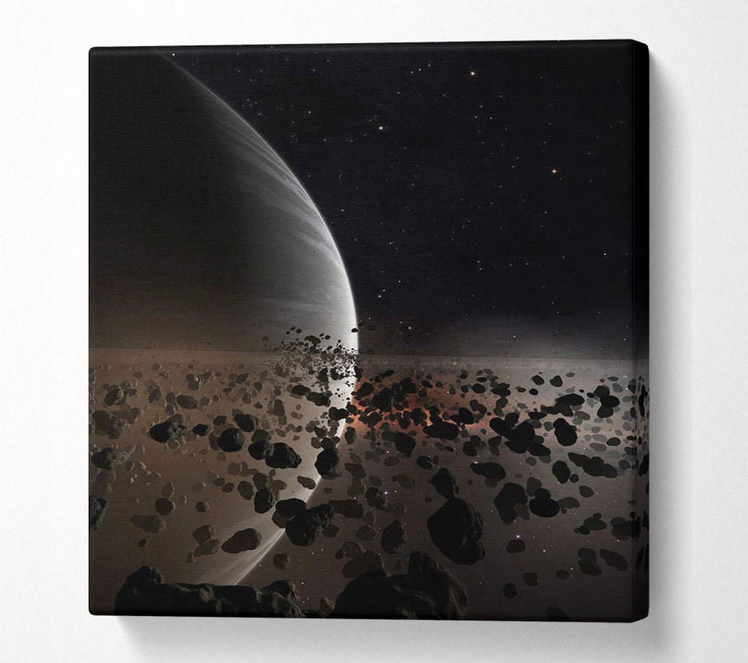  A Canvas Print of Collided Canvas Art