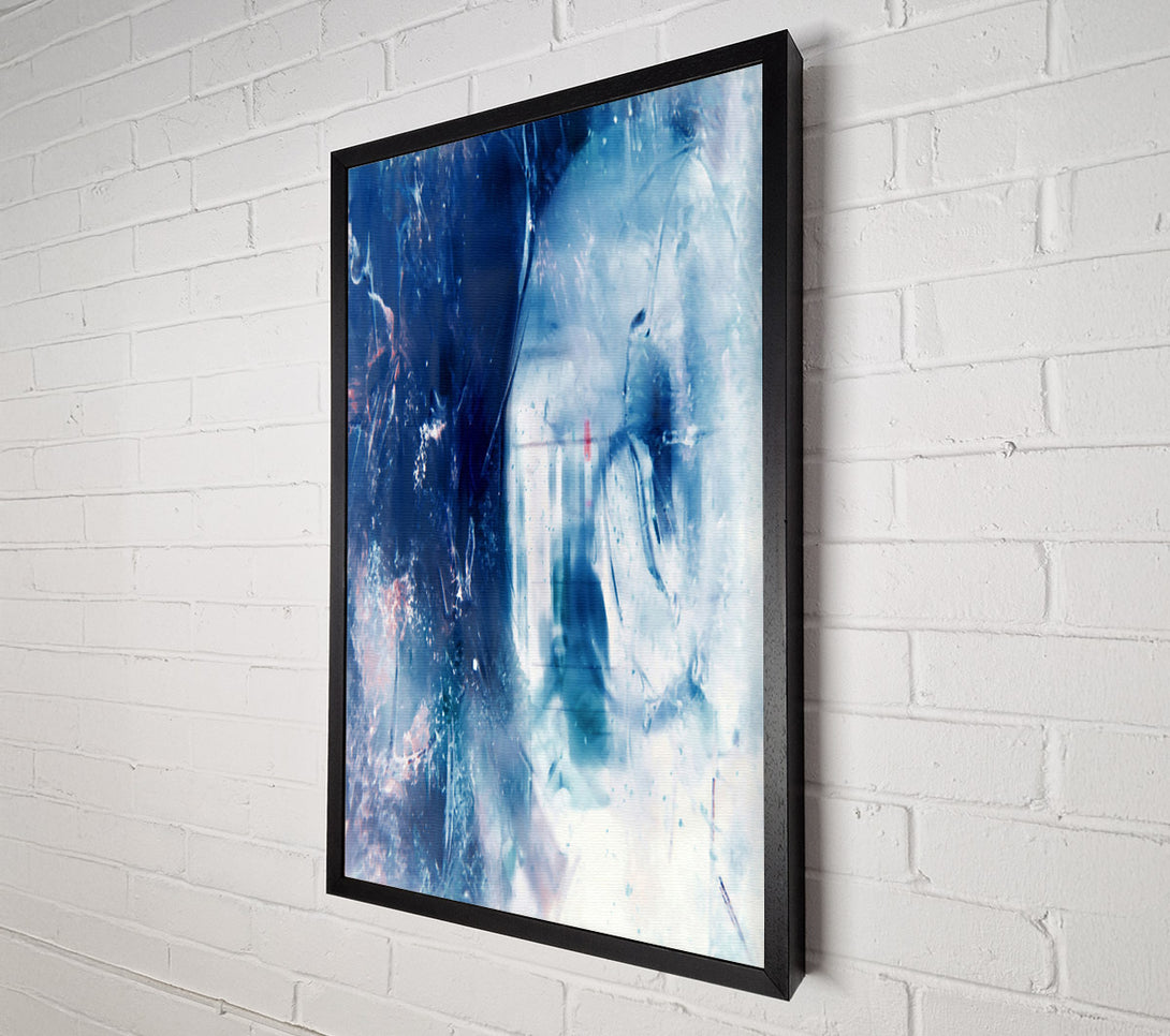  A Canvas Print of Azure Through Glass Canvas Art