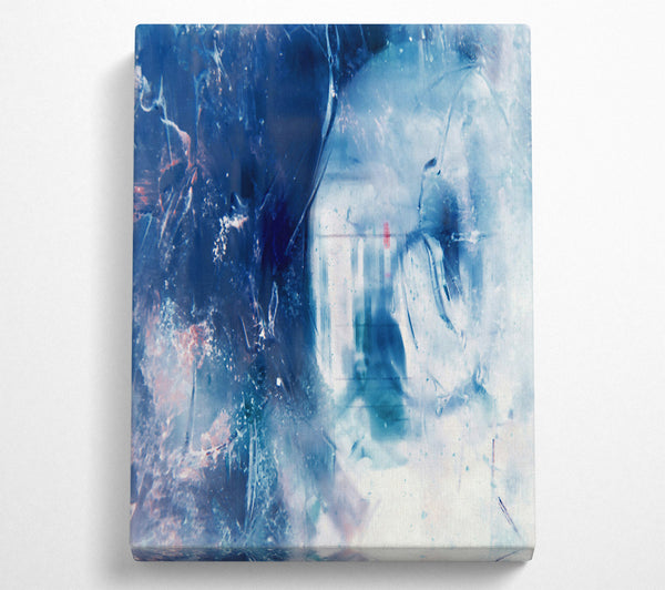  A Canvas Print of Azure Through Glass Canvas Art