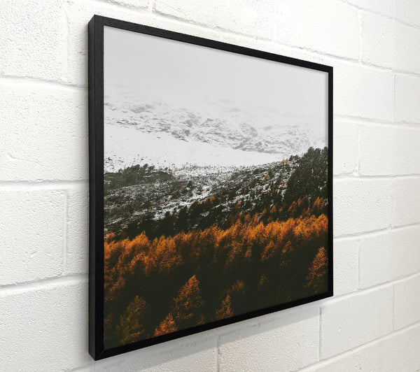 Golden Snow-Capped Peaks