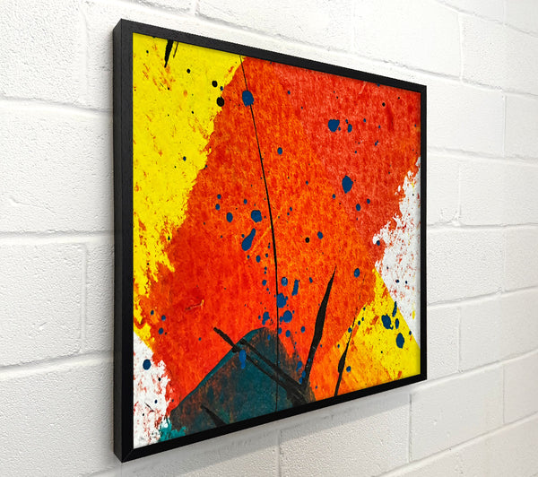 Orange Burst Splatter