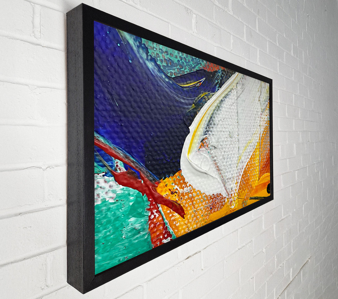  A Canvas Print of White Sunburst Glow Canvas Wall Art
