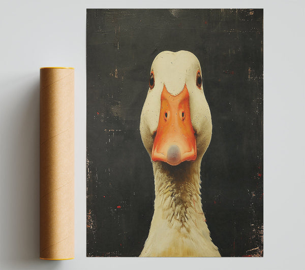 The Orange Beak Print