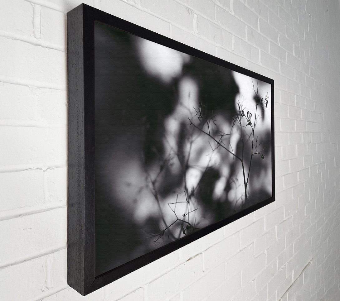  A Canvas Print of Gray Haze Silhouette Canvas Wall Art