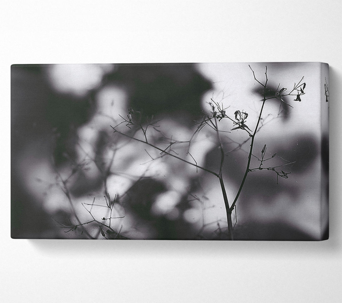  A Canvas Print of Gray Haze Silhouette Canvas Wall Art