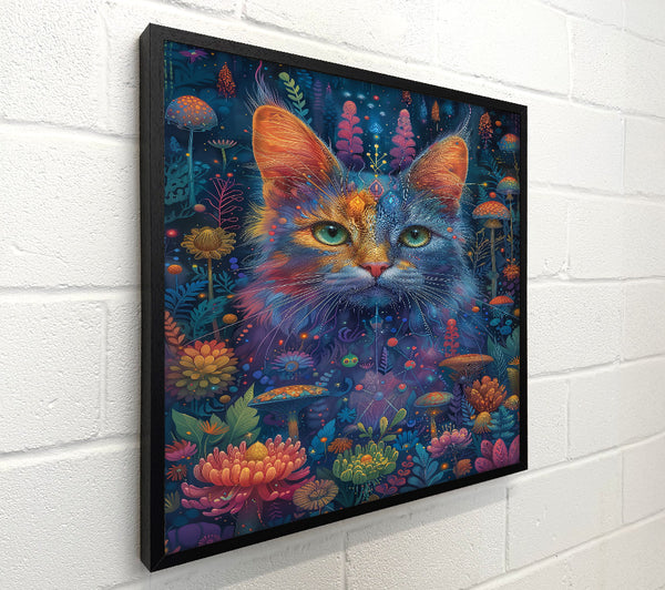 Blue Feline Dreamscape