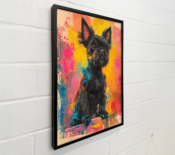 Yellow Dog Portrait