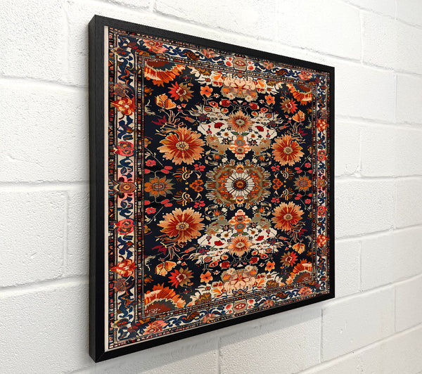 Midnight Floral Tapestry.