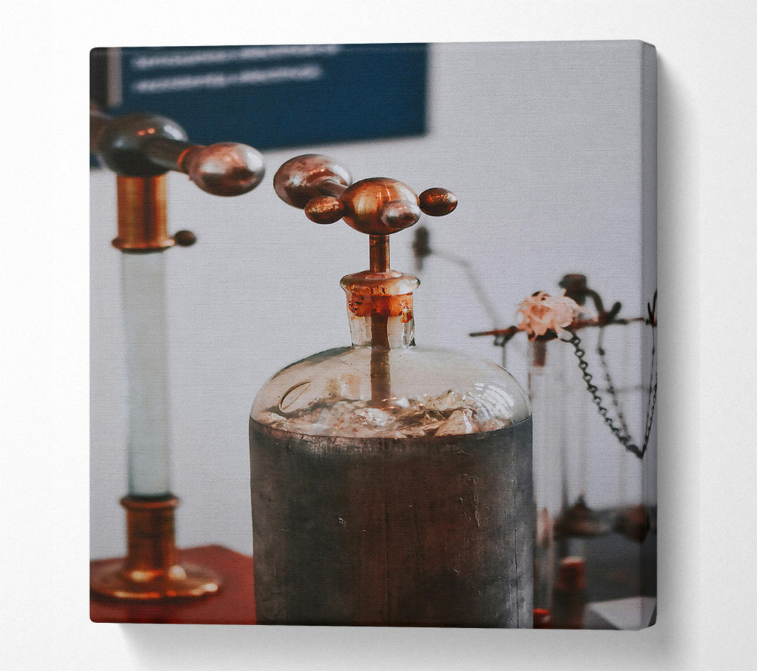  A Canvas Print of Copper And Glass Vessel Canvas Art