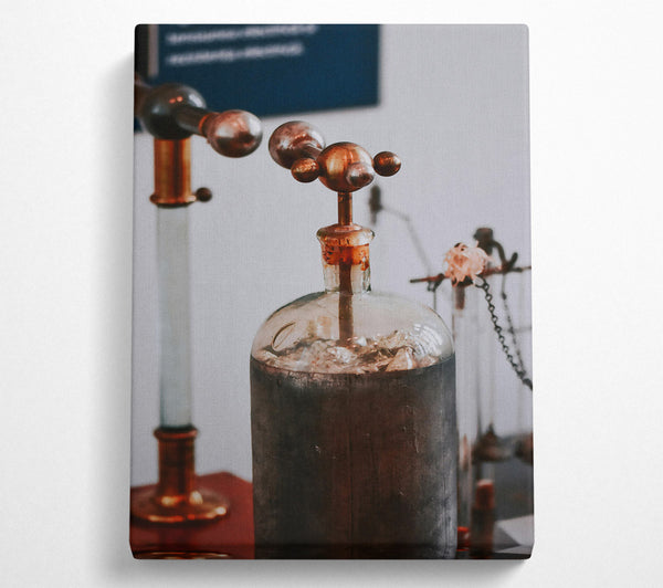  A Canvas Print of Copper And Glass Vessel Canvas Art