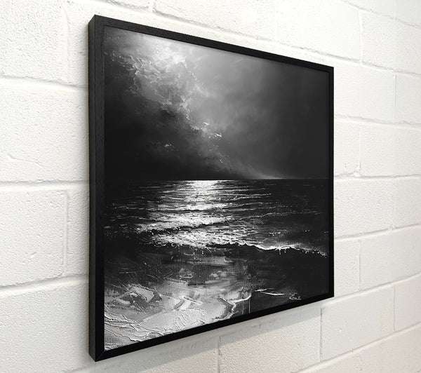 Silver Light On Black Sea