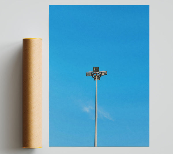 Azure Sky Spotlight Giclee Print