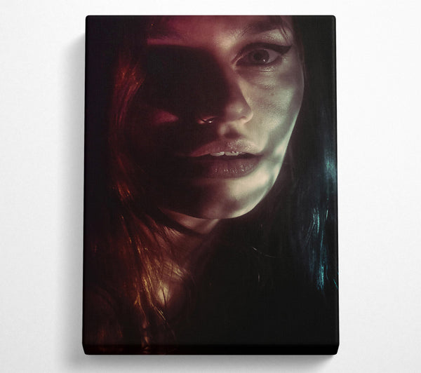  A Canvas Print of Crimson Shadows Canvas Wall Art