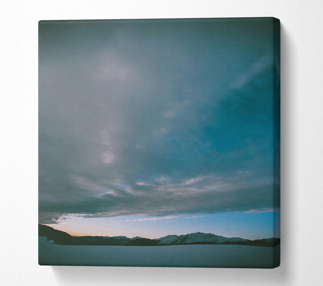  A Canvas Print of Blue Mountains Dusk Canvas Art