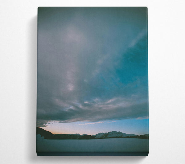  A Canvas Print of Blue Mountains Dusk Canvas Art