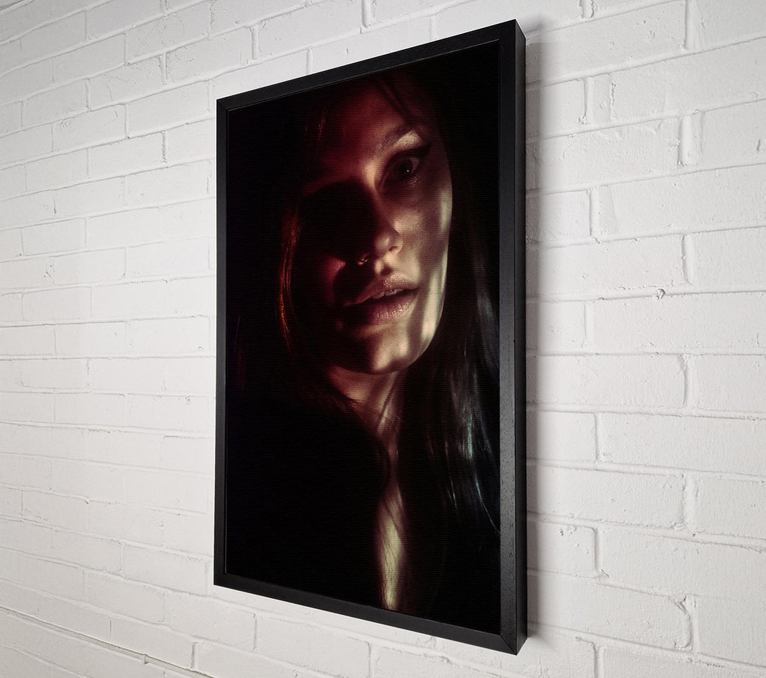  A Canvas Print of Crimson Shadows Canvas Wall Art