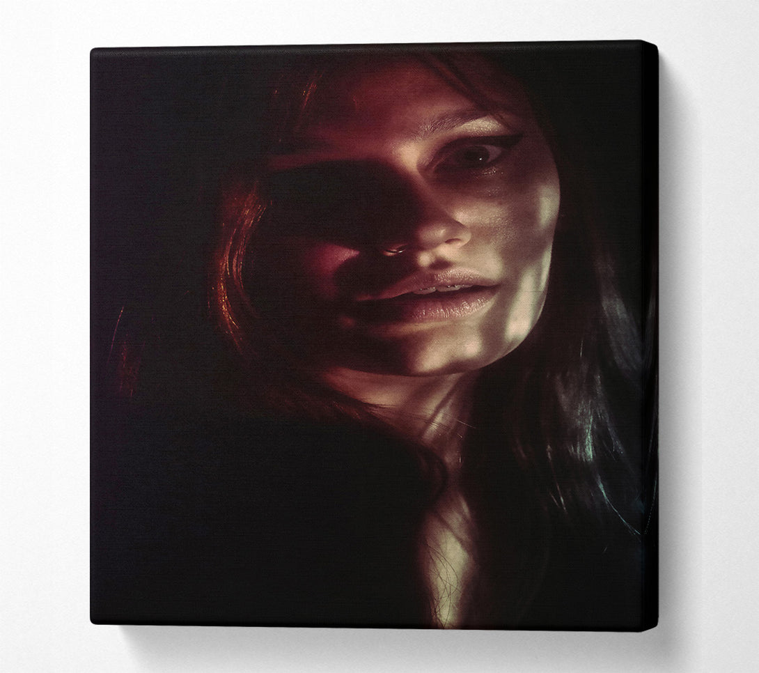  A Canvas Print of Crimson Shadows Canvas Wall Art