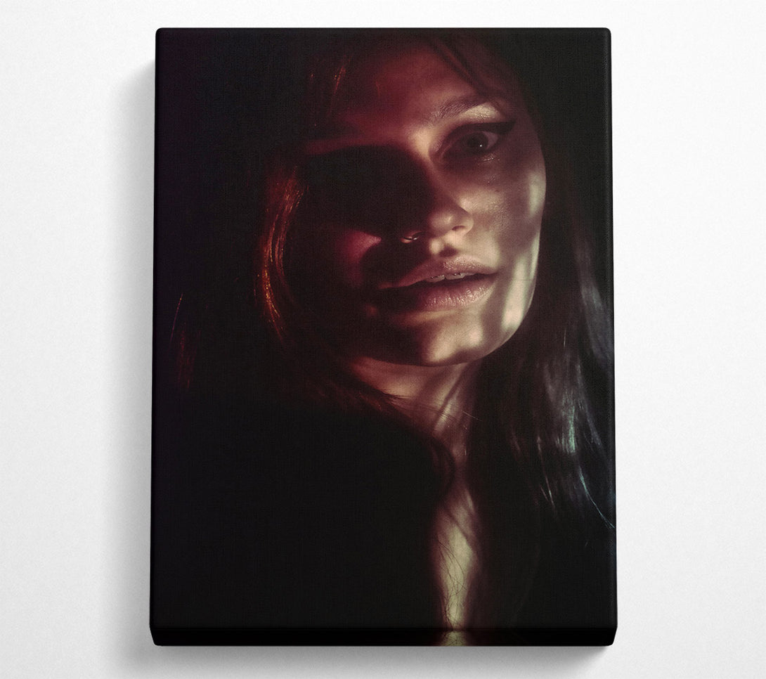  A Canvas Print of Crimson Shadows Canvas Wall Art