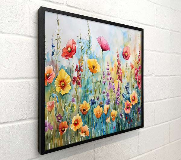 Yellow Wildflower Field