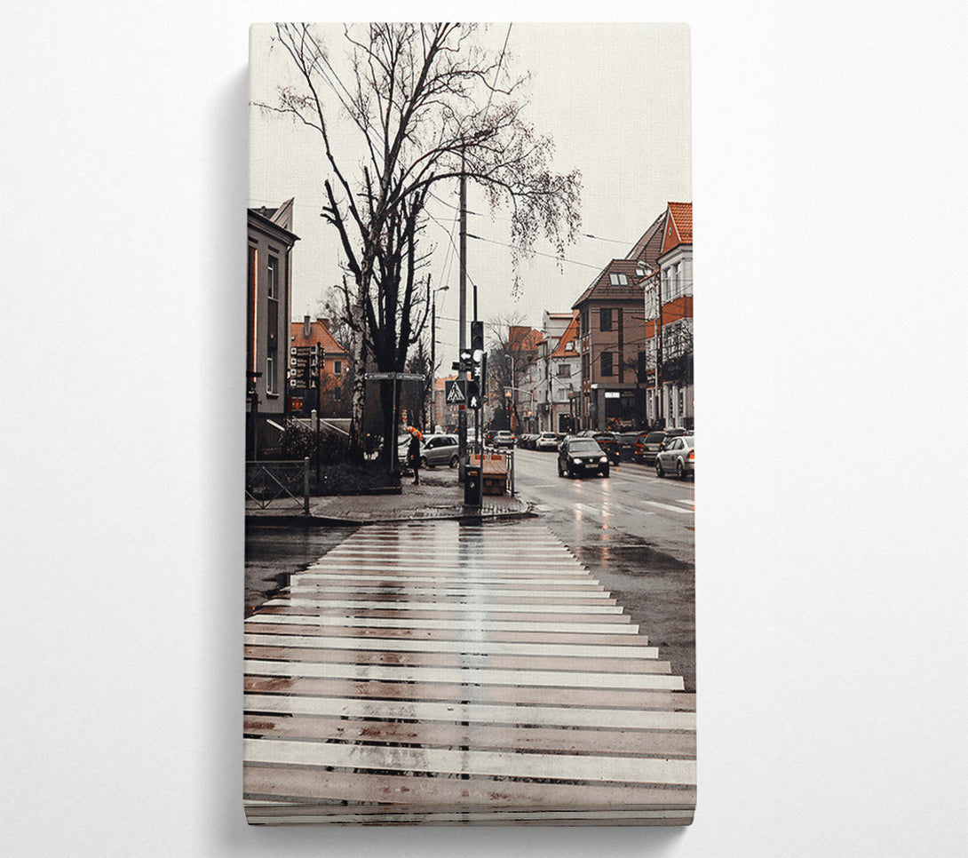  A Canvas Print of Grey City Crossing Canvas Print