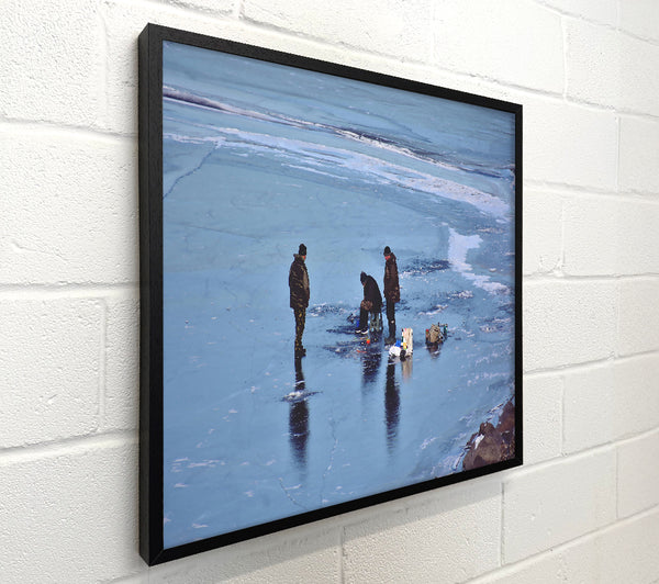 Blue Ice Fishermen