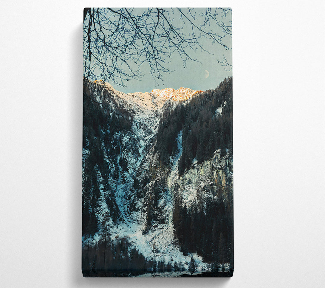  A Canvas Print of Golden Mountain Shadow Canvas Wall Art