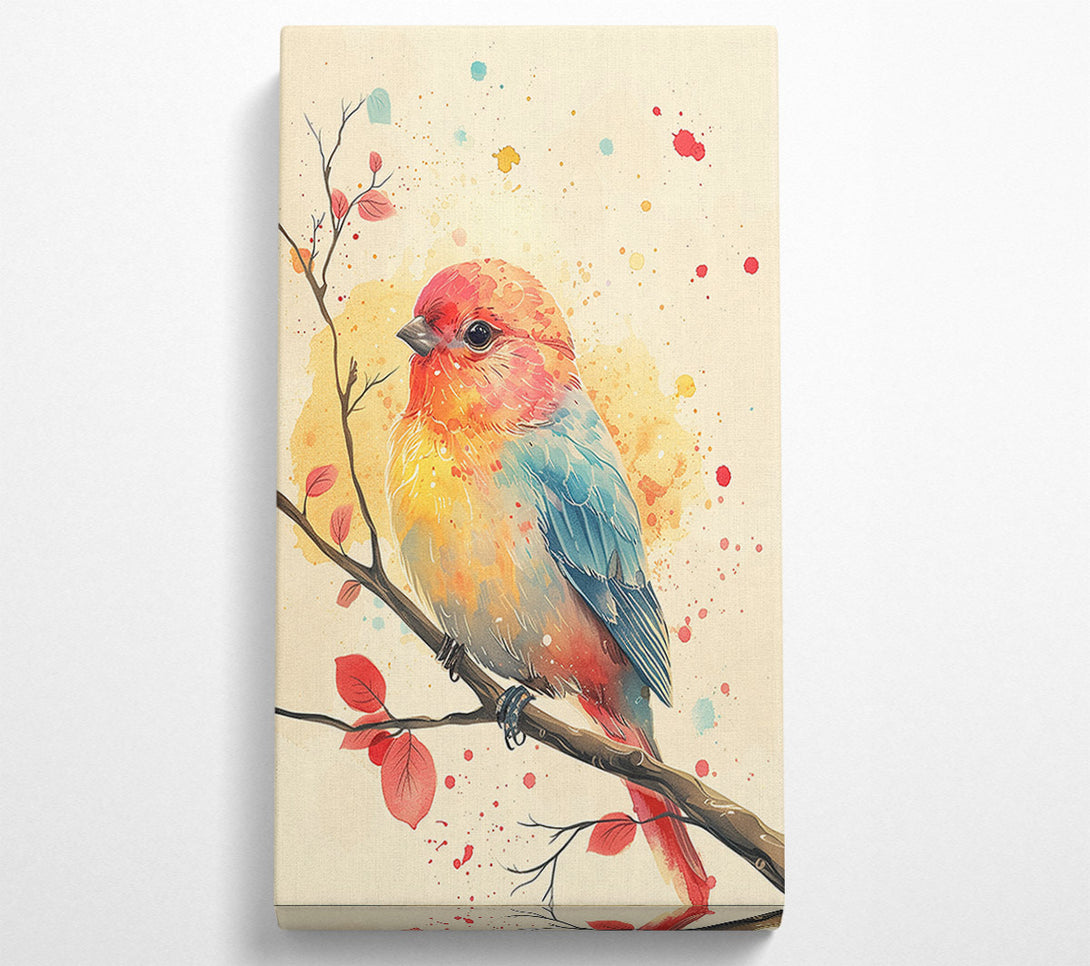  A Canvas Print of Colourful Bird Canvas Wall Art