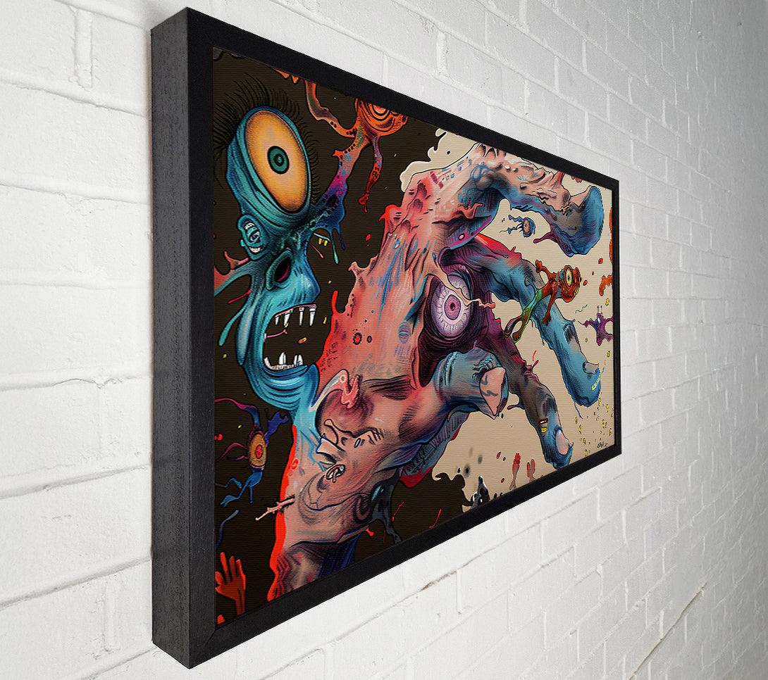  A Canvas Print of Blue Hand Dreamscape Canvas Art