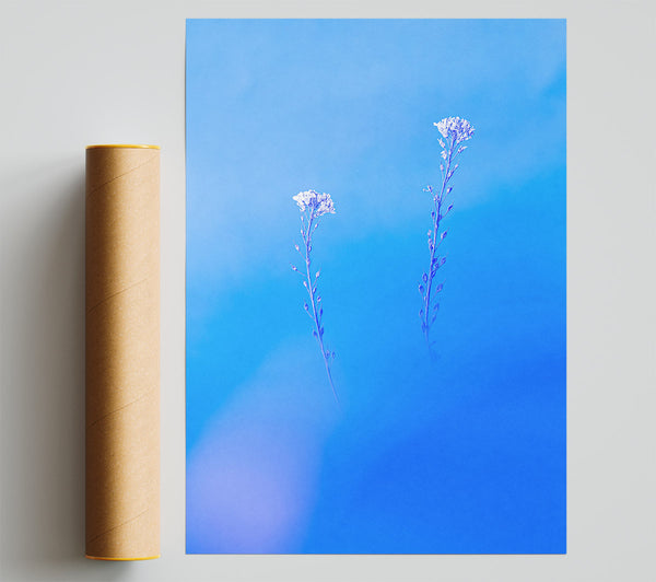 Blue Bloom Dreams Giclee Print