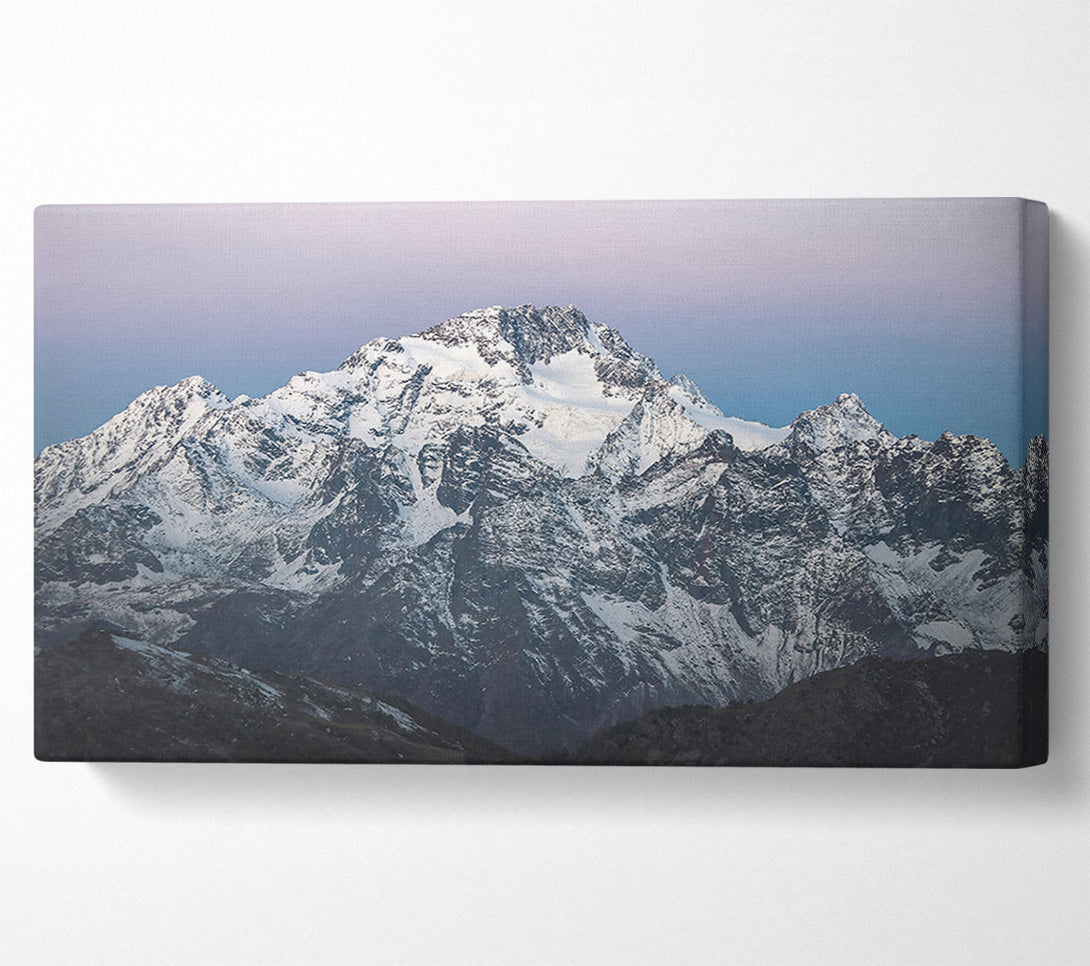  A Canvas Print of Lavender Mountain Range Canvas Art