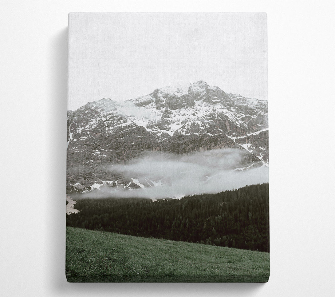  A Canvas Print of Green Mountain Mist Canvas Print
