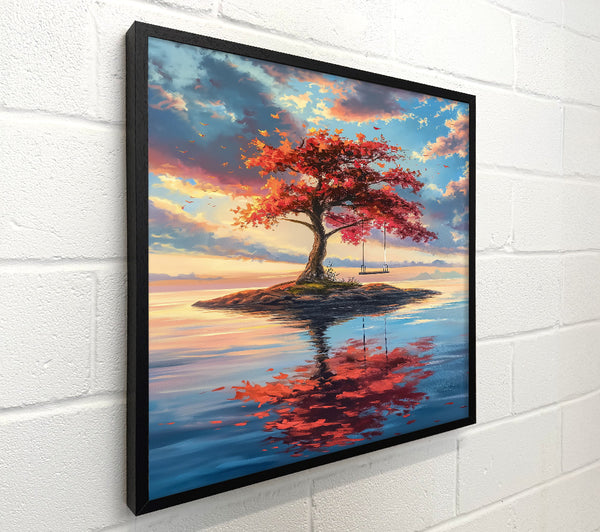 Sunset Red Reflection