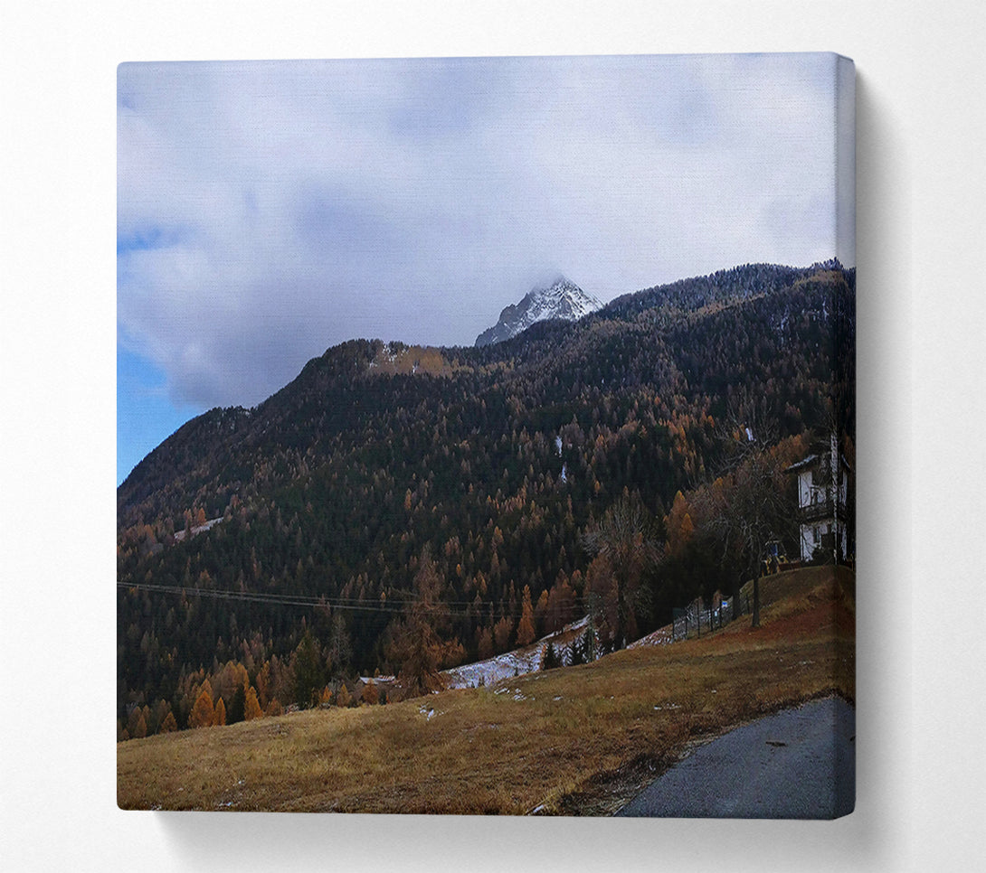  A Canvas Print of Brown Mountain Majesty Canvas Print