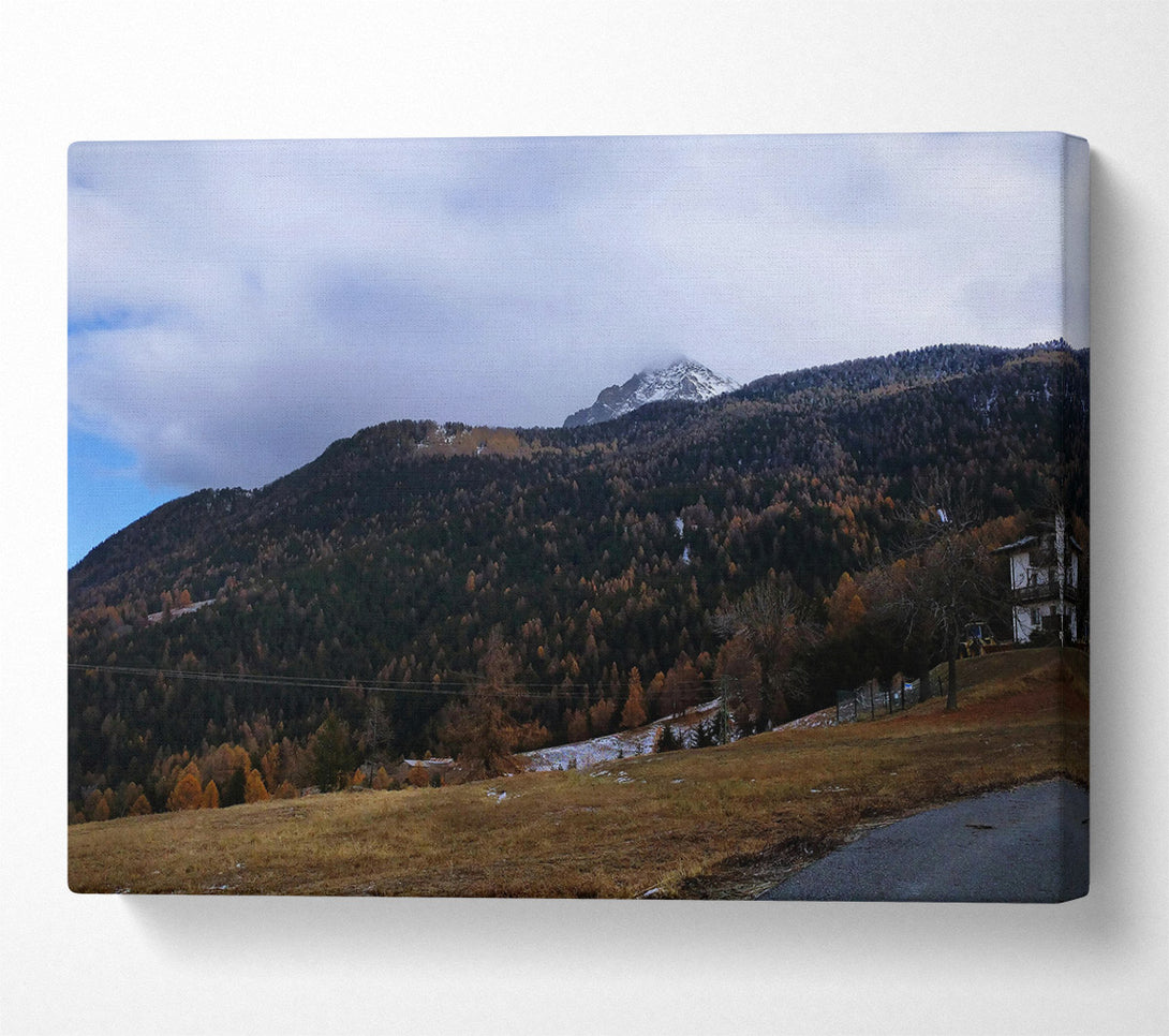  A Canvas Print of Brown Mountain Majesty Canvas Print