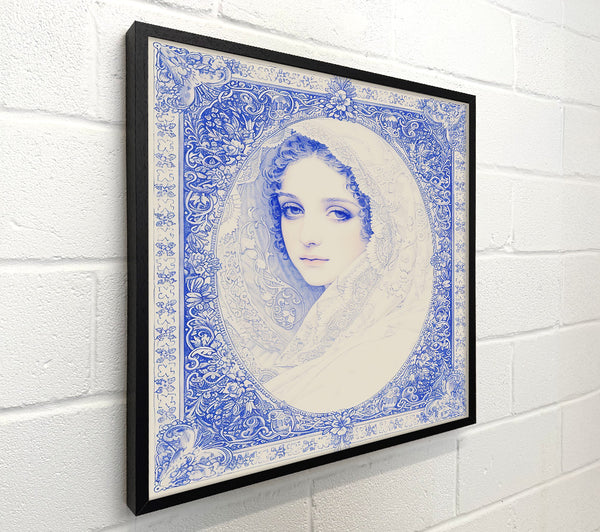 Cerulean Veil Portrait