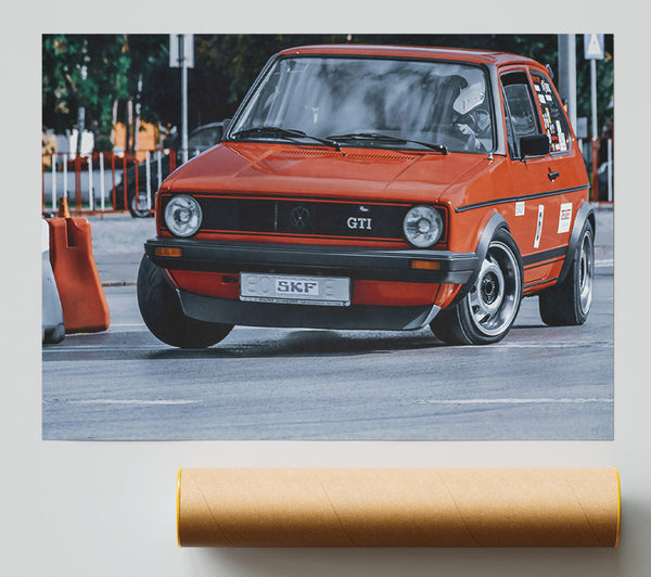 The Orange Gti Print