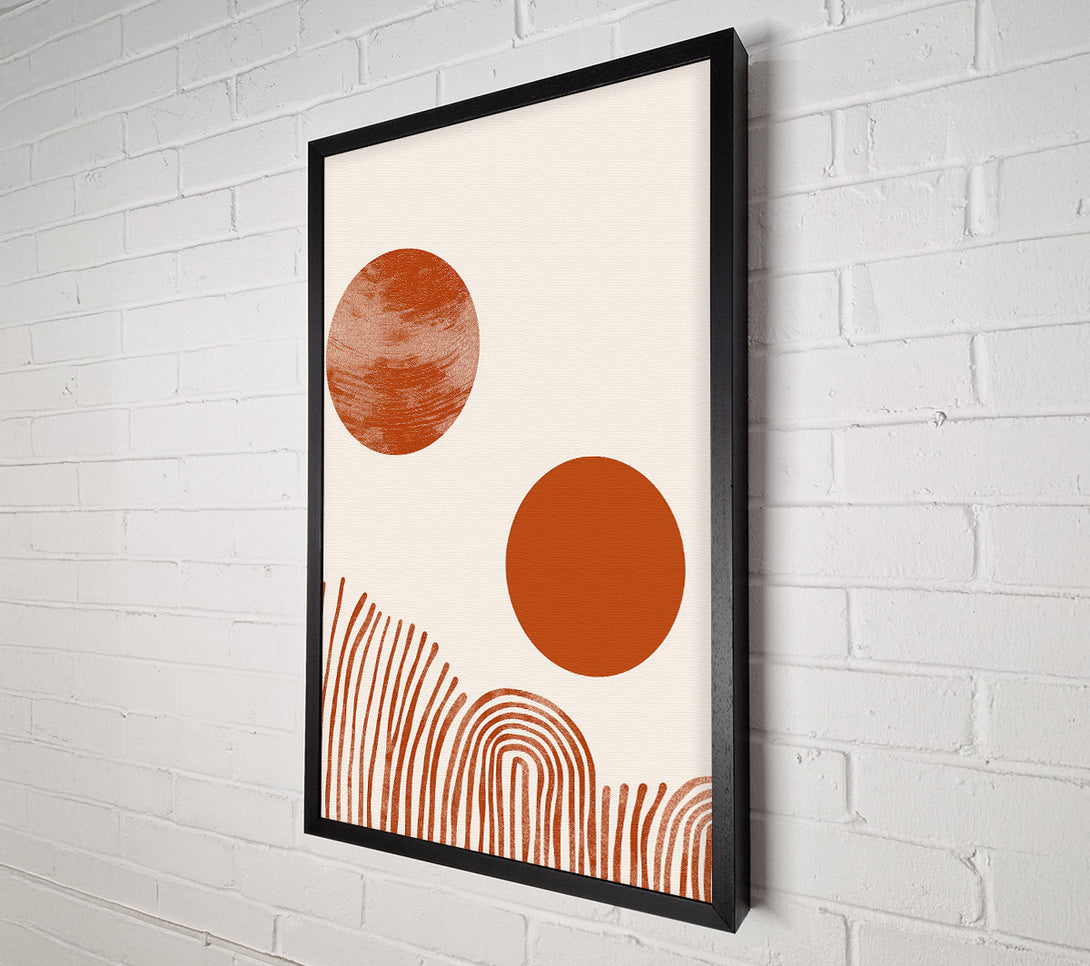  A Canvas Print of Terracotta Sunsets Canvas Wall Art
