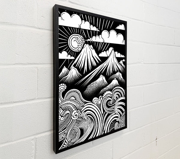 Black And White Peaks