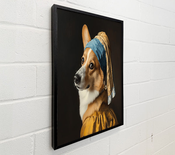 Corgi With The Pearl Earing