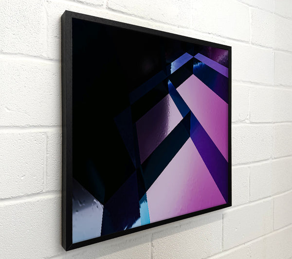 Pink Geometric Reflections