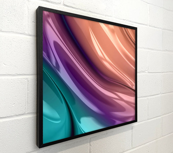 Peachy Purple Swirls