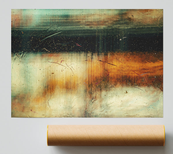 Golden Dust Reflections Print