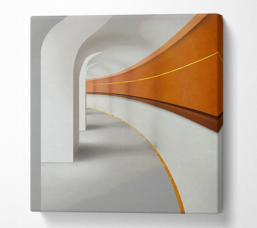  A Canvas Print of Corridor Of Light Canvas Print