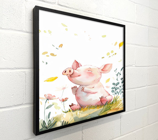 Pink Pig In The Breeze