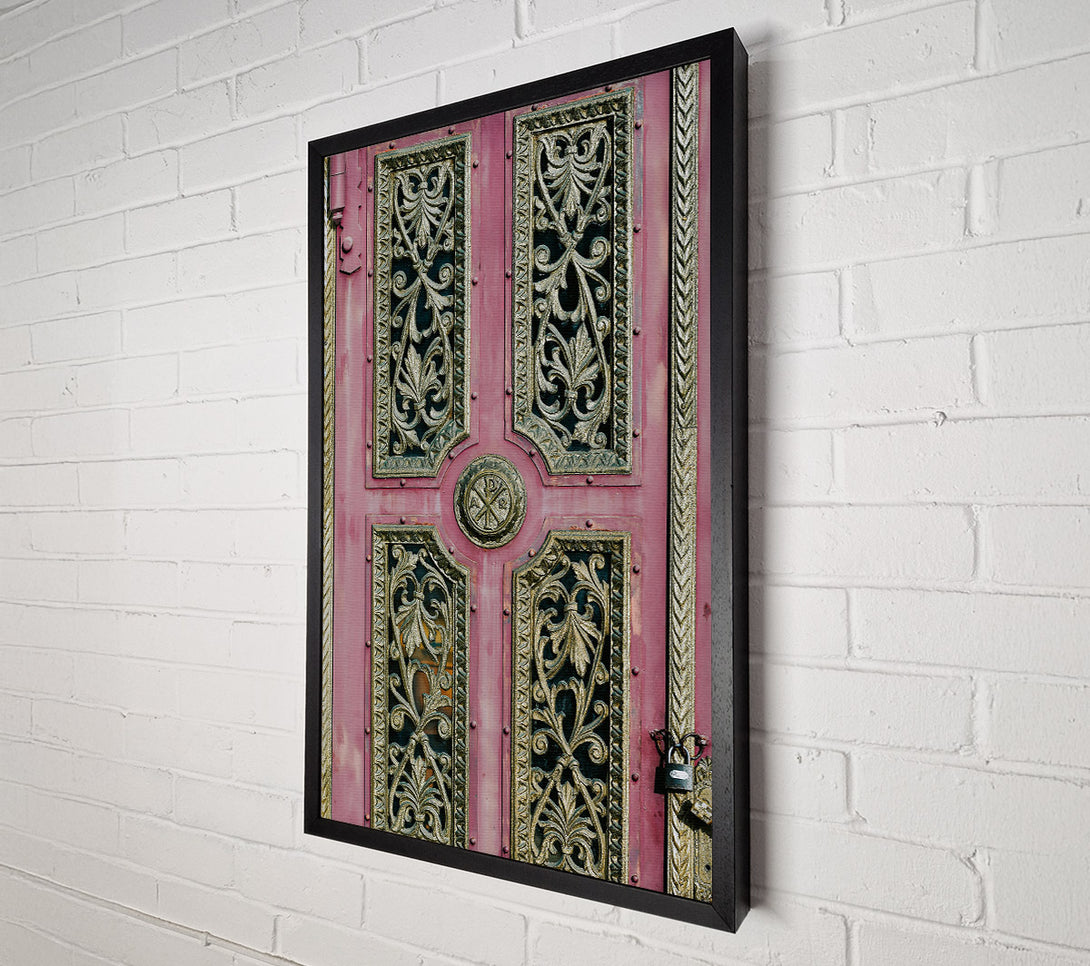  A Canvas Print of The Rose Gold Doorway Canvas Wall Art